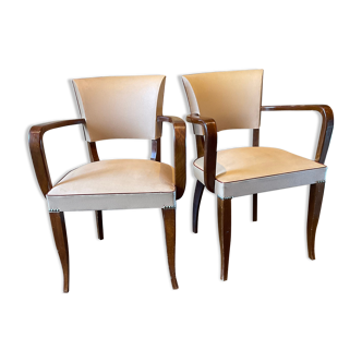 Pair of bridge chairs 60
