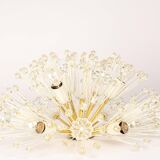 Star Ceiling Light in Brass and Crystal by Emil Stejnar, Austria, 1960s