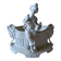 Bouquetière/ Vase Dame à l'oiseau