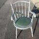 Walnut office chair, circa 1880, French origin