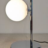 Space age lamp in white opaline from the 60s/70s