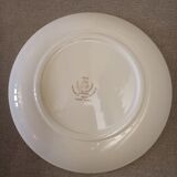 6 flat plates Saint Amand model Isis vintage 1960s 1970s