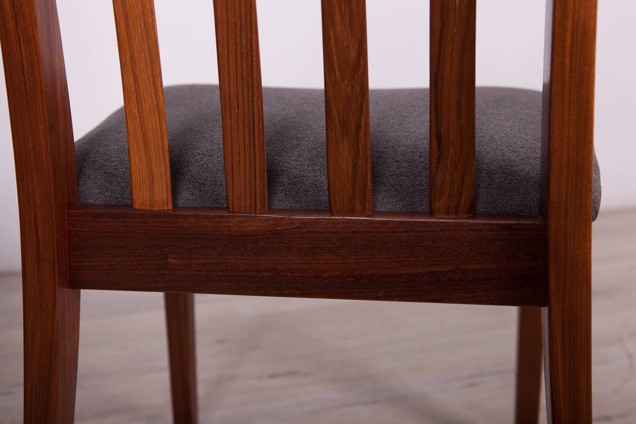 Mid-Century Teak and Fabric Dining Chairs by Leslie Dandy for G-Plan, 1960s, Set of 6