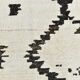 7x10 Neutral White Modern Super Soft Moroccan Rug, 216x294Cm