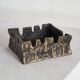 Bronze catchall in Brutalist style from the 1960s.