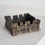 Vide poche en bronze style brutaliste années 1960