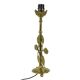 Elegant Floral Table Lamp Brass Art Nouveau Style 43cm