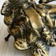 Large antique style brass metal knocker.