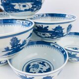 Set of 10 Chinese bowls