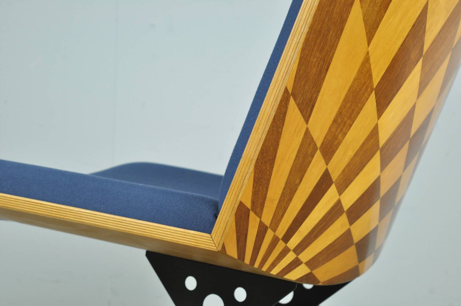 Post modern dutch vintage armchair by mazairac & boonzaaijer, 1980s