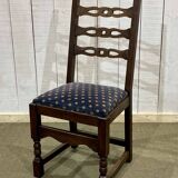 Set of 6 19th century English oak chairs