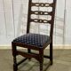 Suite de 6 chaises anglaises 19ème en chêne