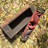 Balinese carved wooden box