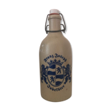 Bouteille de bière en grès