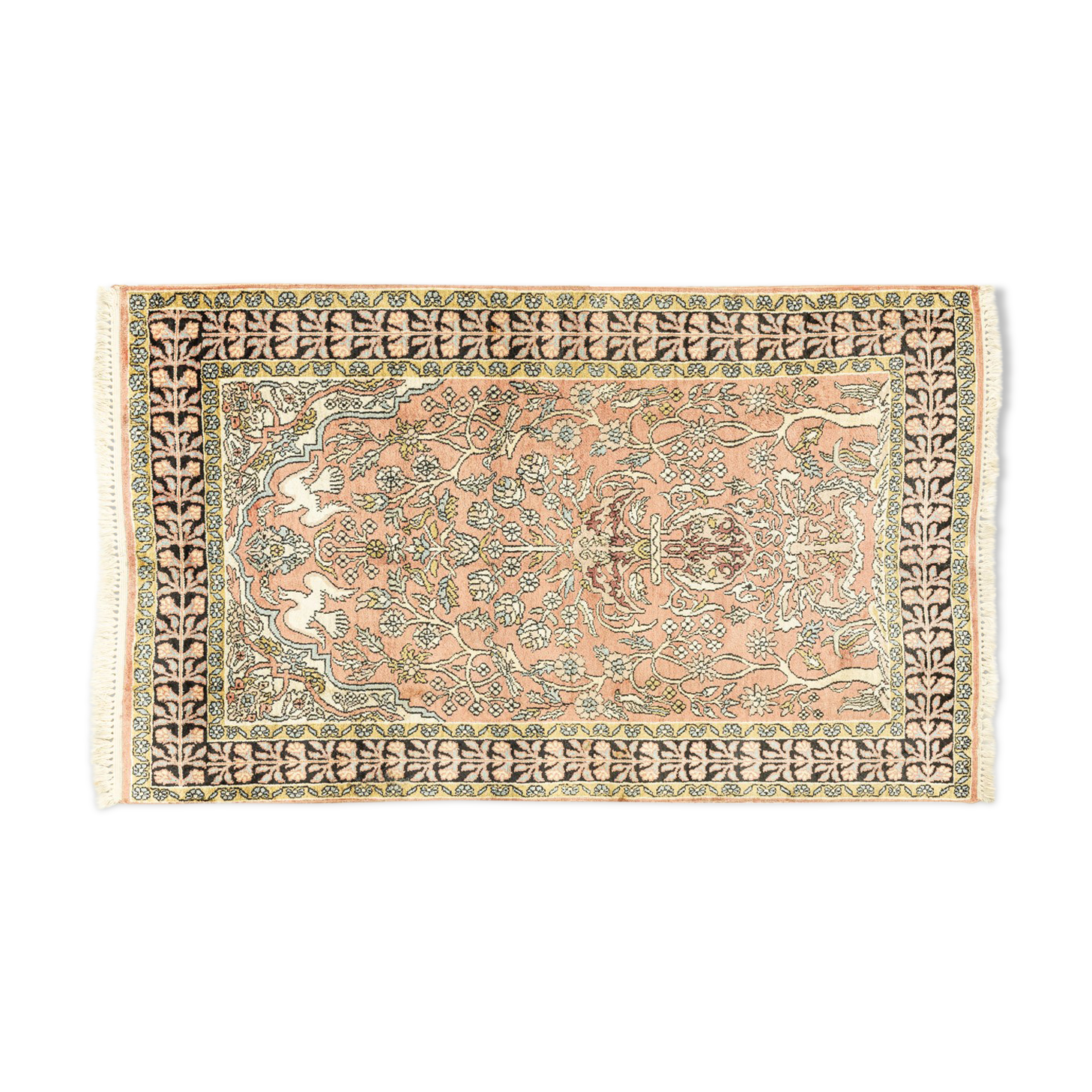 1960s cashmere carpet, 95 x 170