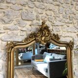 Old mirror Louis XV 145,5cm/77,5cm