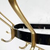 Mid-century metal corner coat rack, 1960s