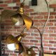 Lampadaire fleurs et plante lampe de plancher de fleur - design années 70