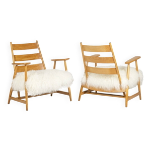 Paire de fauteuils « - 1950