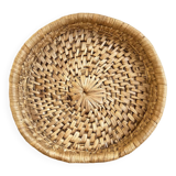 Basket made from woven banana leaves