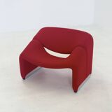 Artifort Groovy F598 M-Chair by Pierre Paulin in red