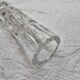 Vintage crystal tube vase