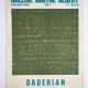Lithograph poster by dikran daderian, galerie maître albert, 1974, mourlot imp
