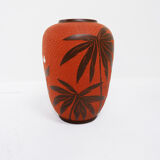 Sawa Sgraffito palm vase