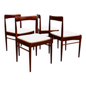 4 chaises Scandinave 1960