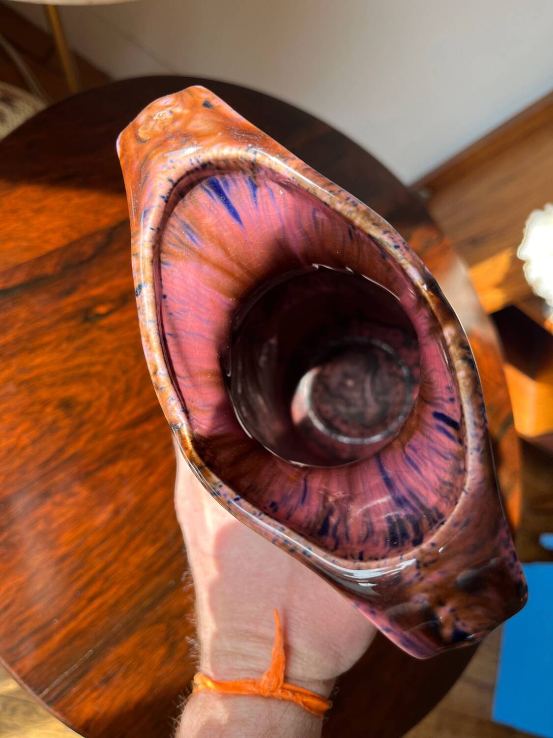 Louis Gueule. Art Deco majolica vase