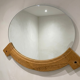 Oval mirror by Guillerme and Chambron