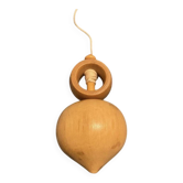 Vintage wooden spinning top