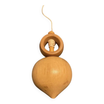 Vintage wooden spinning top