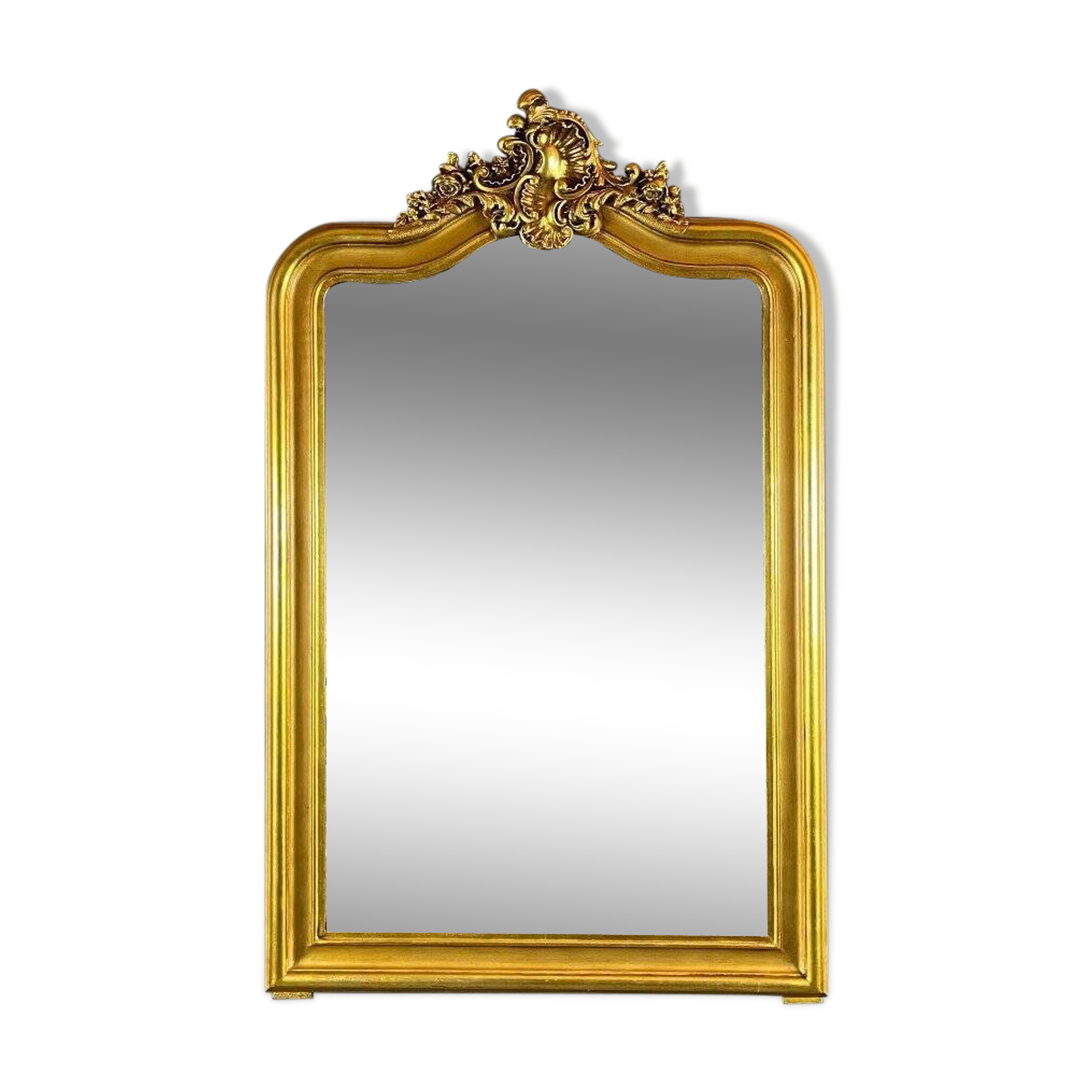 Napoleon III Gilded Mirror, 19th Century