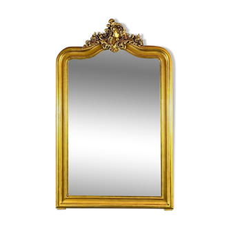 Miroir Napoléon III Doré, XIXe Siècle
