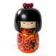 Vintage Japanese kokeshi doll, hand-painted wood
