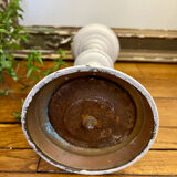 Pique cierge ancien en laiton patine shabby chic