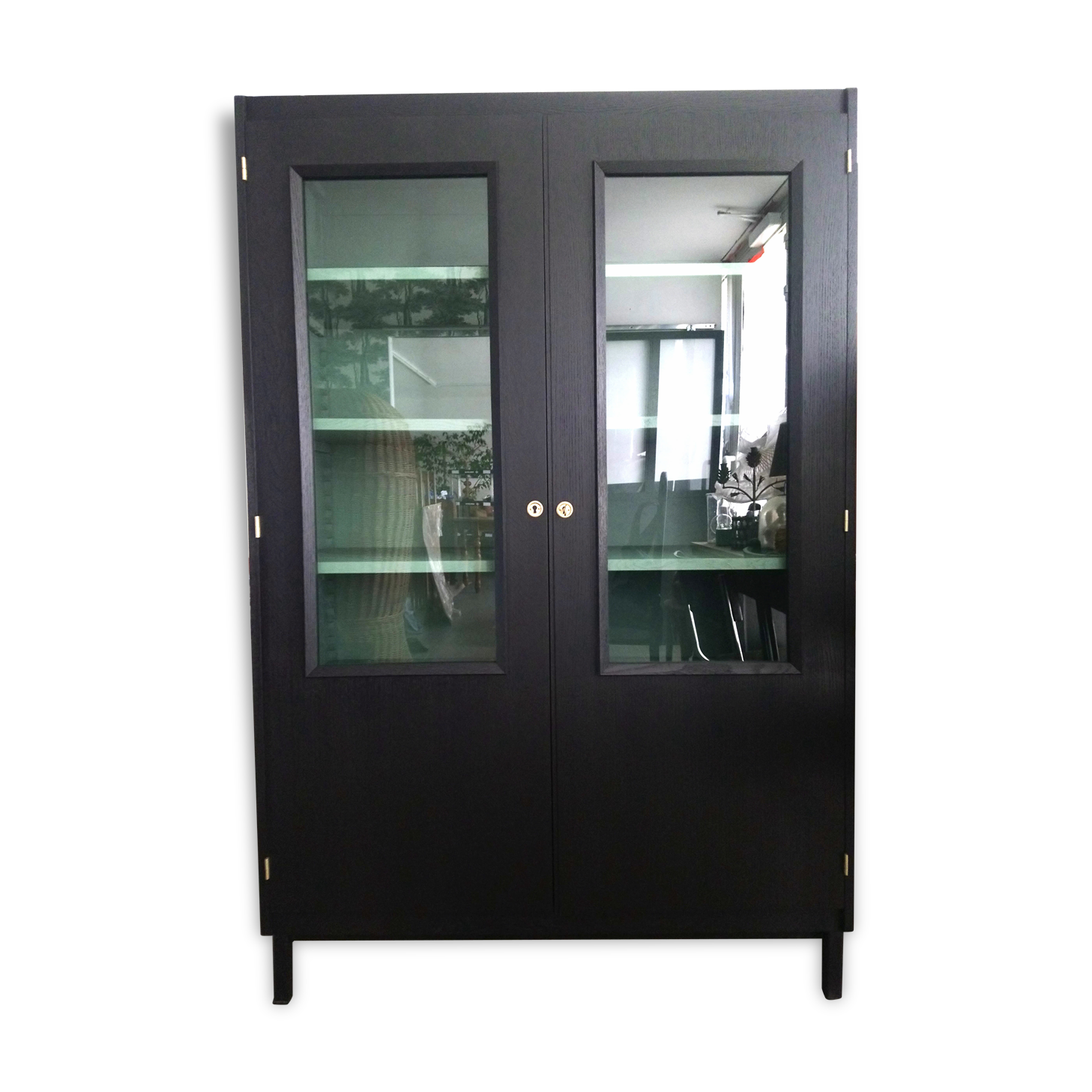 Vitrine d'école vintage
