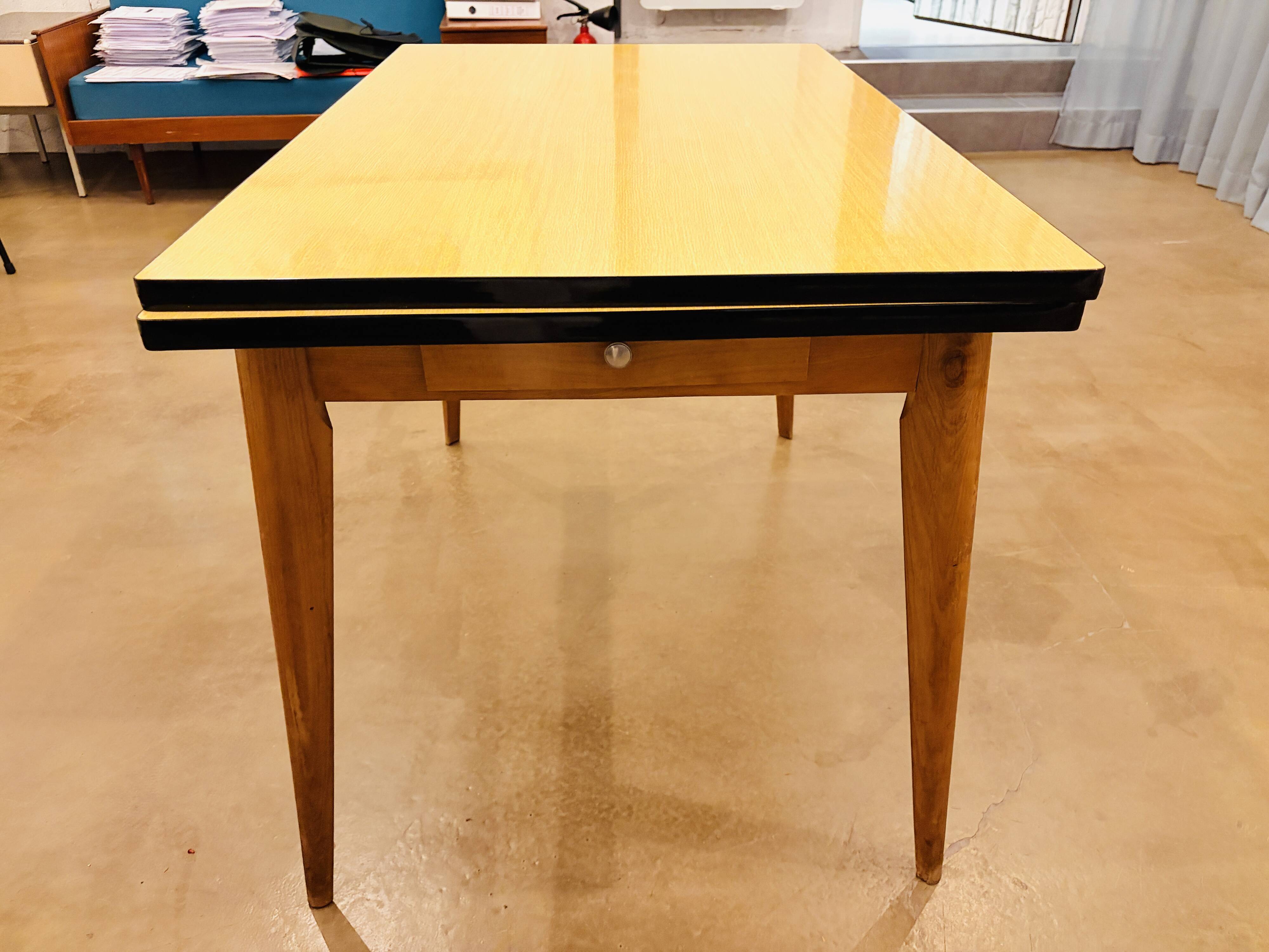 Vintage formica and wood table