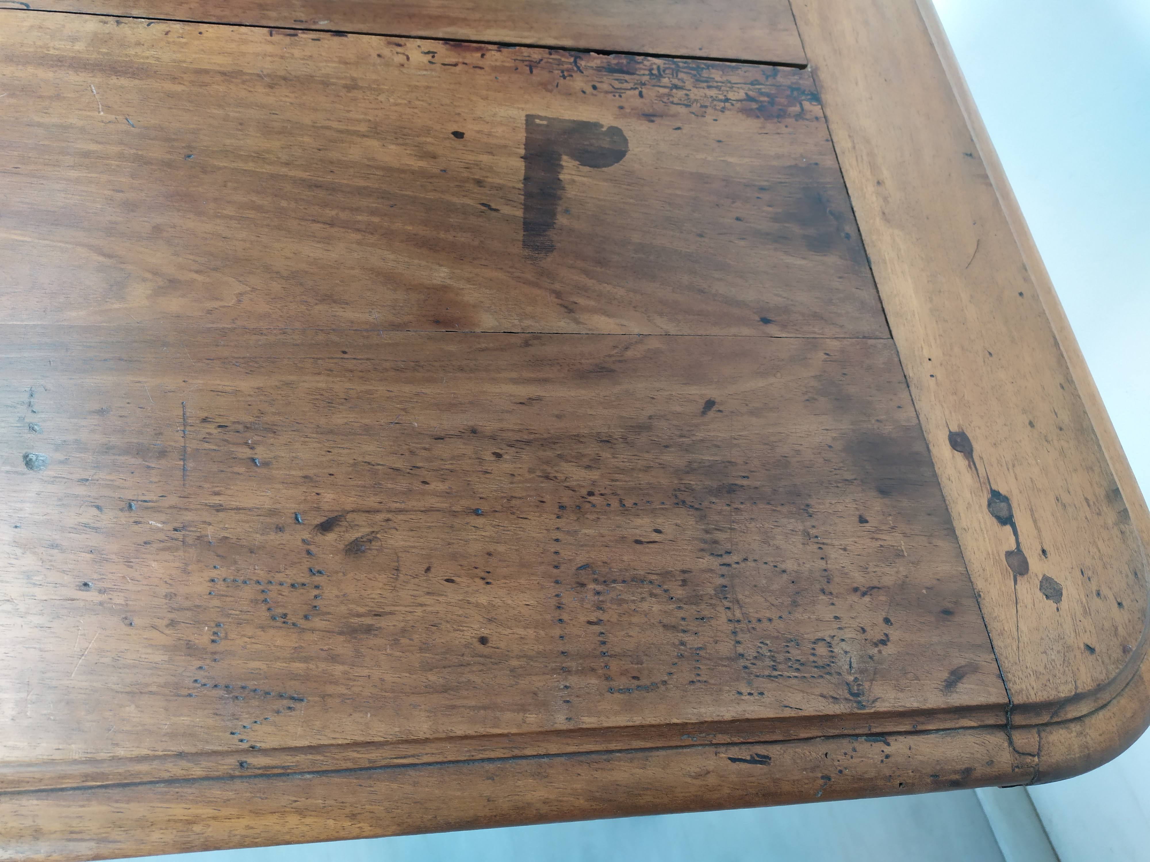 Louis XV walnut table