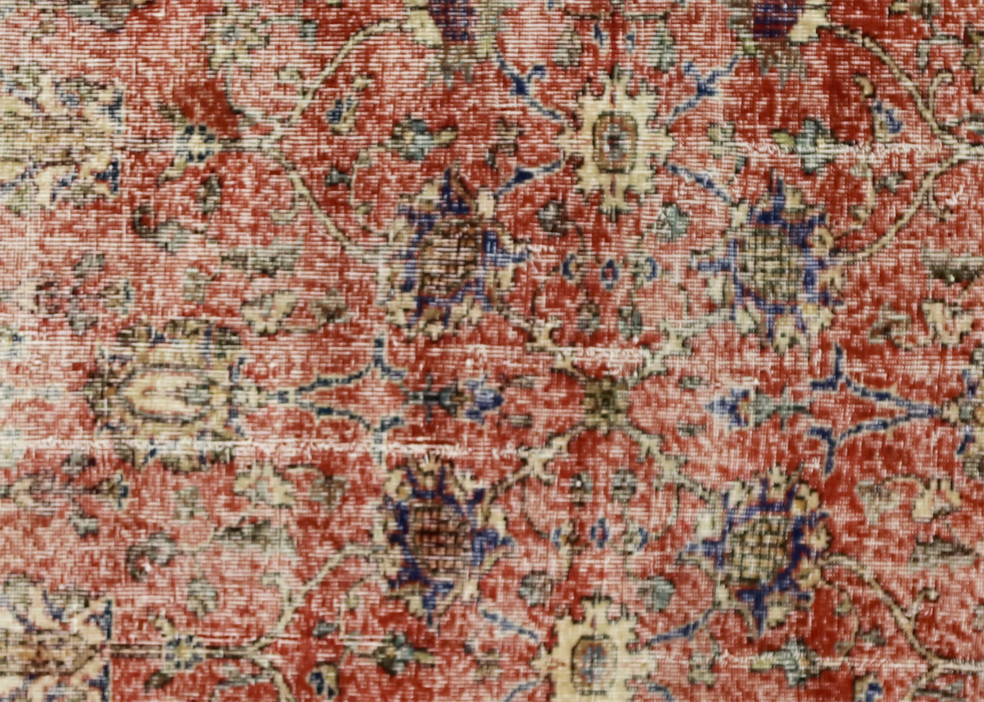 Anatolian handmade vintage rug 238 cm x 142 cm