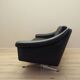Black leather sofa, Danish design, 1960s, manufacturer: Eran Møbler, design