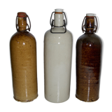 Set of 3 sandstone bottles