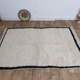 Tapis berbère en laine fait main 195 X 140 CM