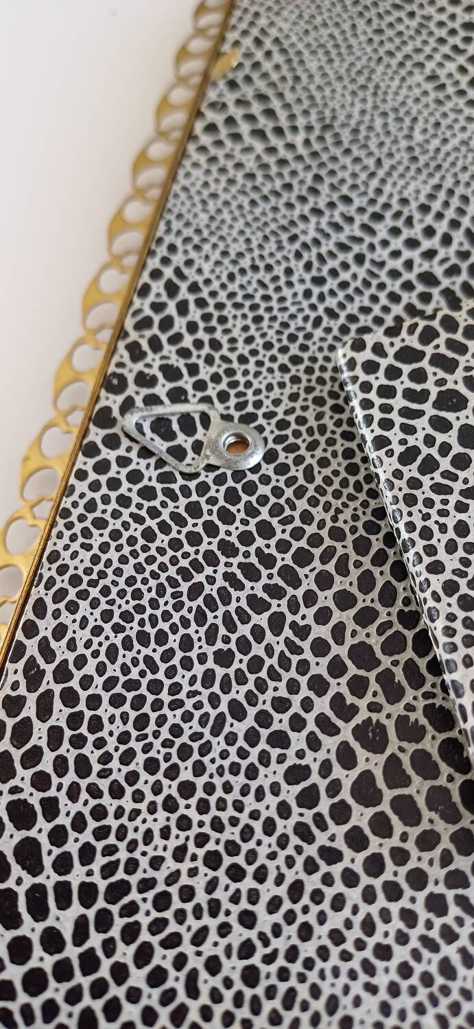 Golden metal frame from the 60s