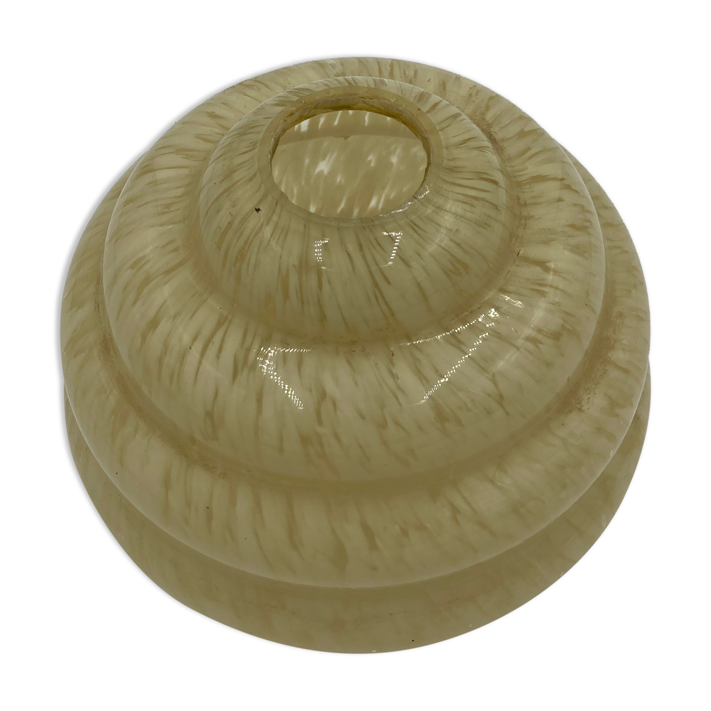 Yellow Clichy glass globe