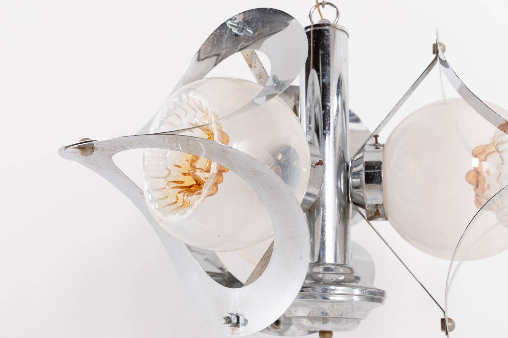 Sculptural Italian Modern hanglamp from Mazzega, 1970’s