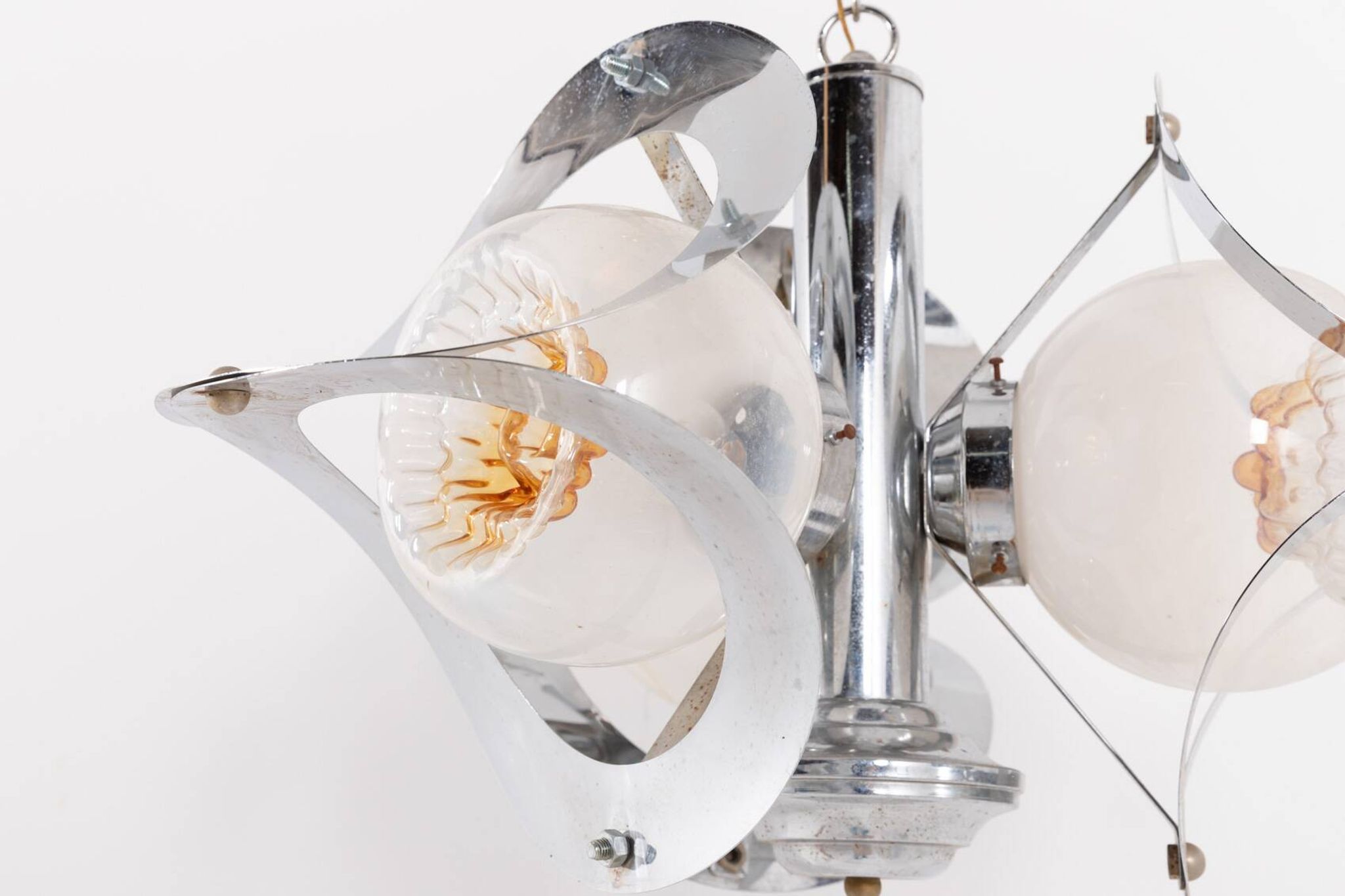 Sculptural Italian Modern hanglamp from Mazzega, 1970’s