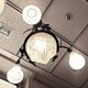 Degué 4-light Art Deco chandelier Width 62 cm Height 93 cm