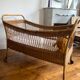 Rattan crib 50s